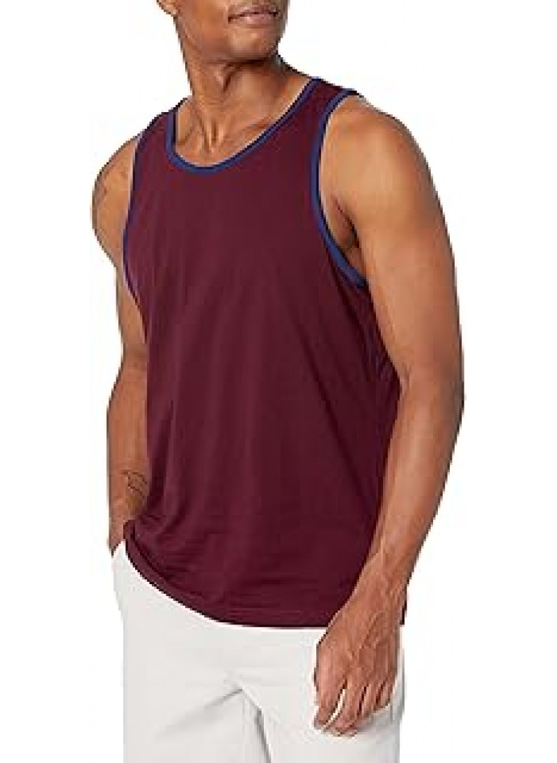 Amazon Essentials Men's Tank Top, Regular-Fit Unde...